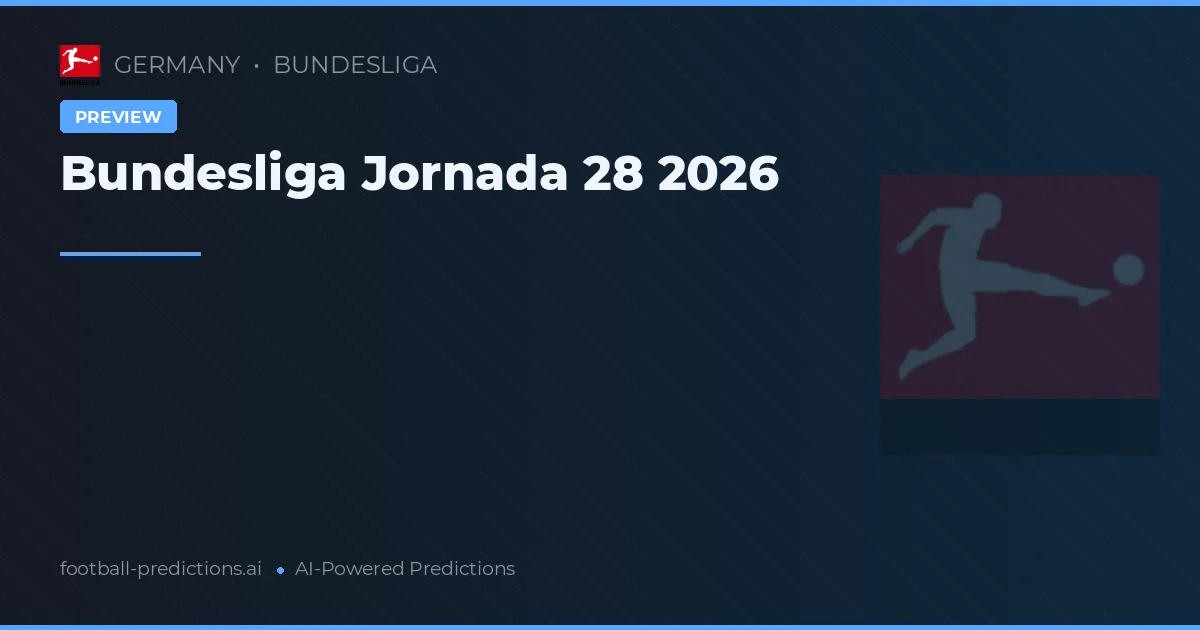Bundesliga Jornada 28 2026
