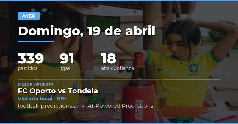 Resumen general de los resultados del 19 de abril de 2026