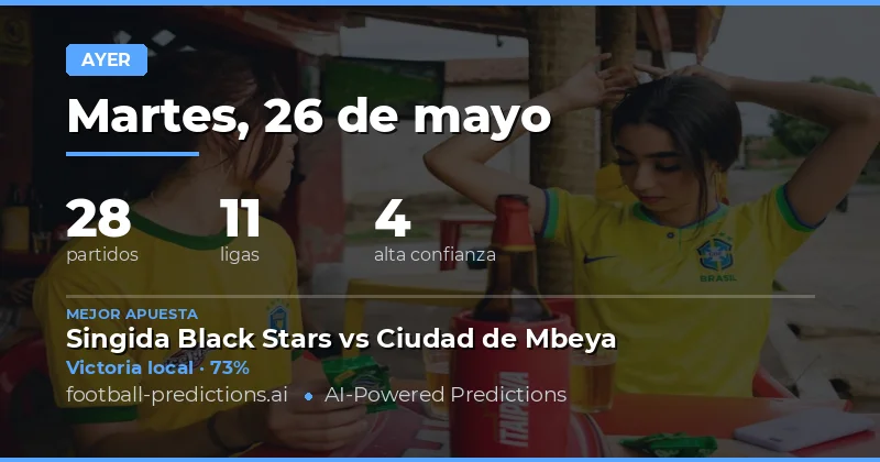 Análisis General de las Prediccaciones del 26 de Mayo