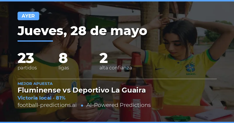 Análisis General de las Prediccaciones del 28 de Mayo
