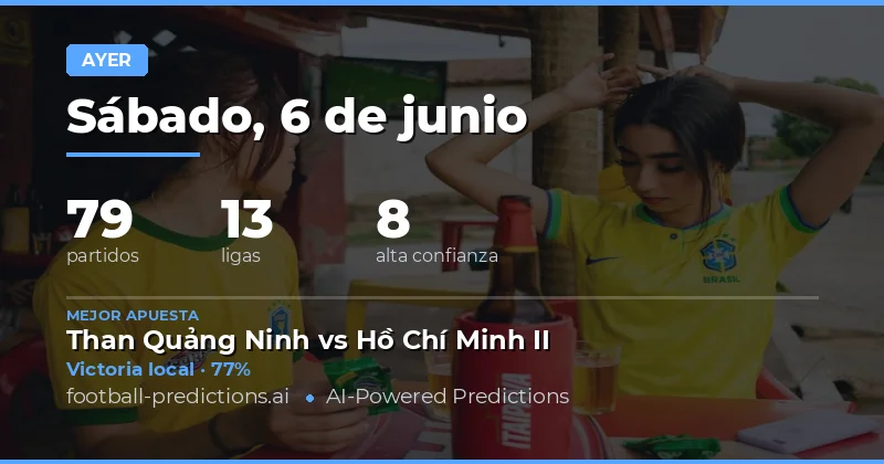Las cuotas del sábado 6 de junio: donde los favoritos decepcionaron
