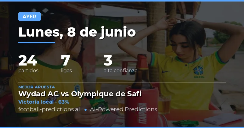 balance jornada del lunes 8 de junio de 2026