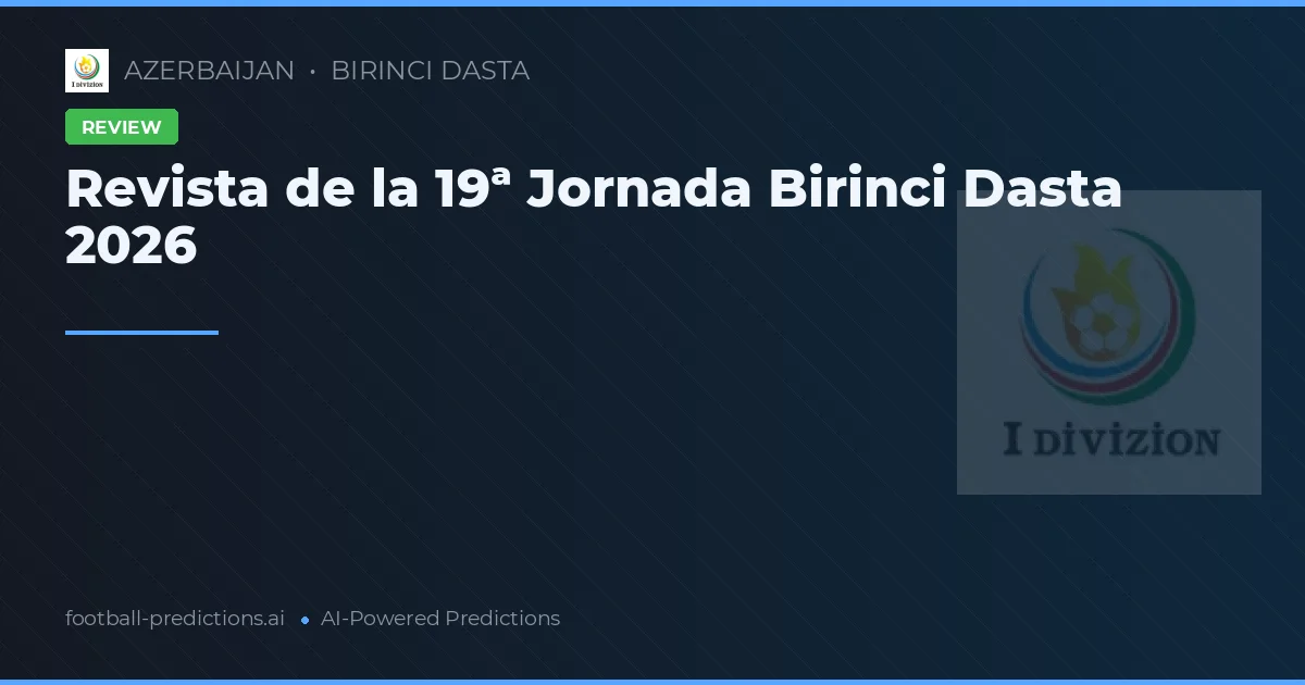 Revista de la 19ª Jornada Birinci Dasta 2026