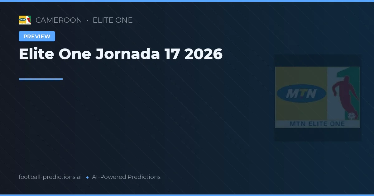 Elite One Jornada 17 2026