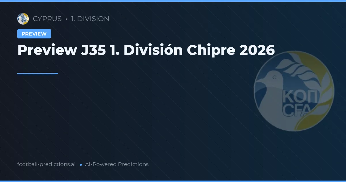 Preview J35 1. División Chipre 2026