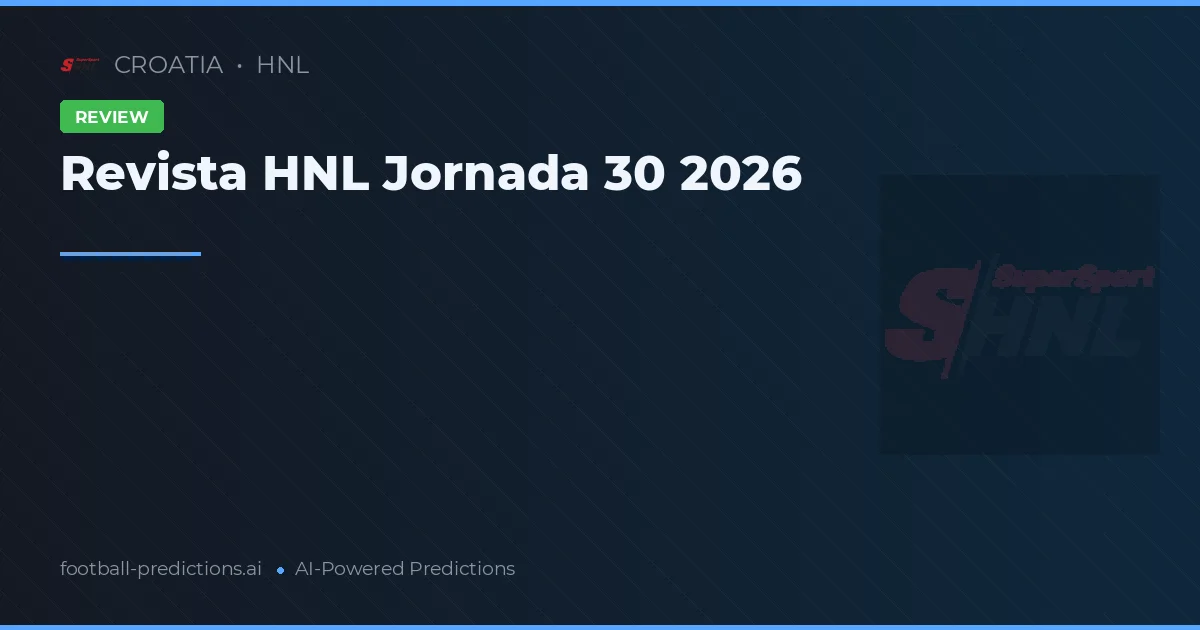 Revista HNL Jornada 30 2026
