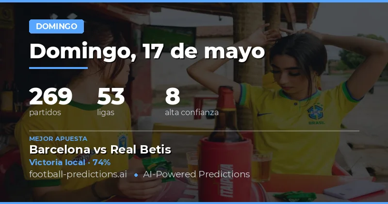 Pronósticos de Fútbol para este Domingo