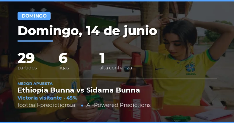 Domingo 14 de Junio: 29 Partidos para Analizar en Profundidad