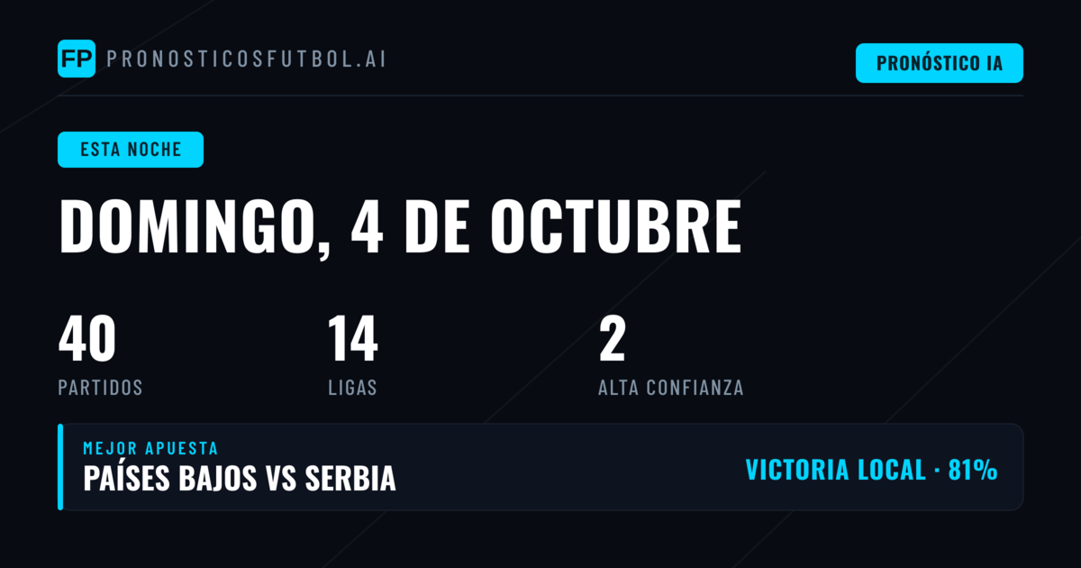 Análisis General del Domingo 4 de Octubre