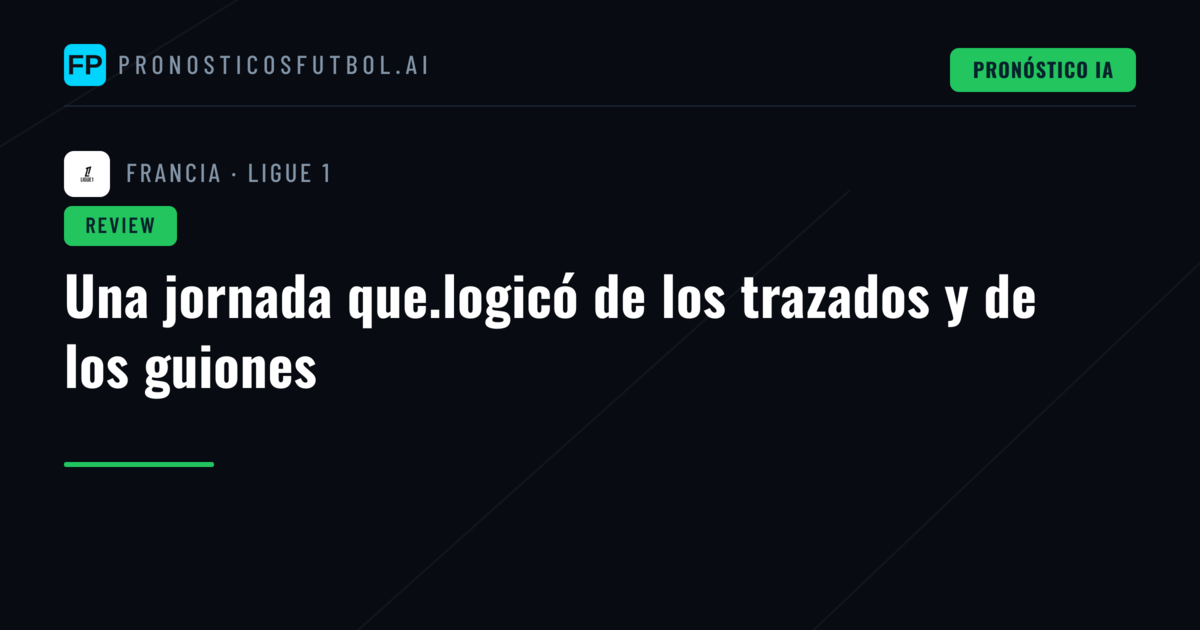 Una jornada que.logicó de los trazados y de los guiones