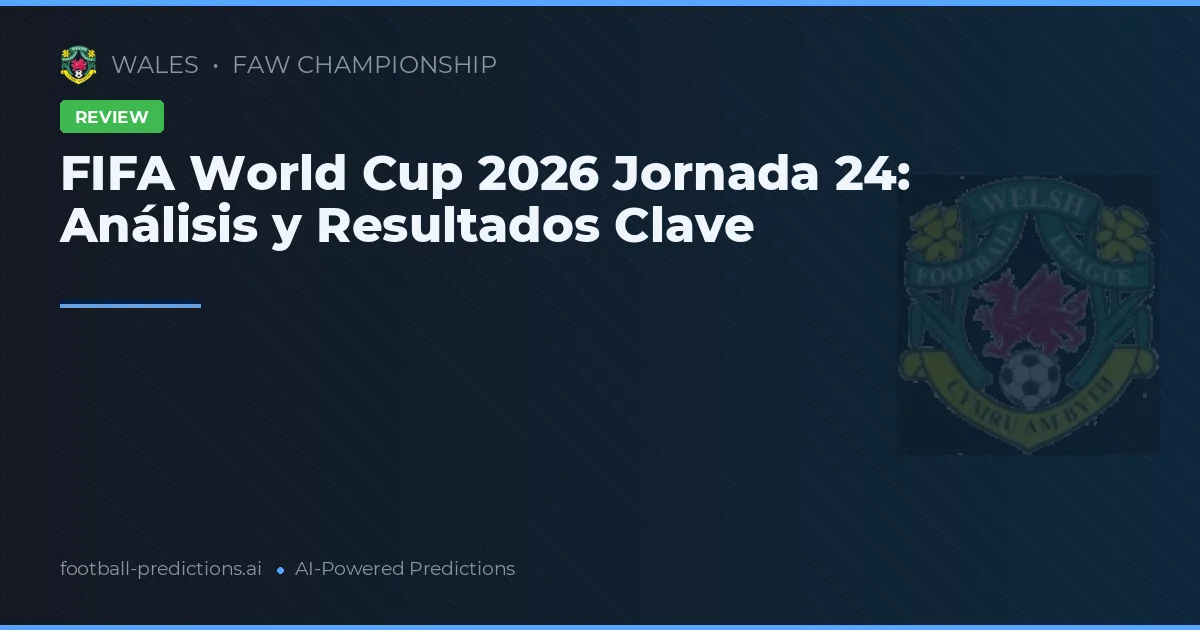 FIFA World Cup 2026 Jornada 24: Análisis y Resultados Clave