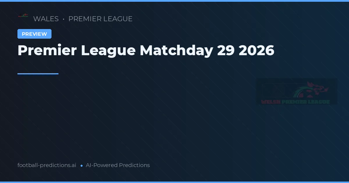 Premier League 29ª jornada 2026