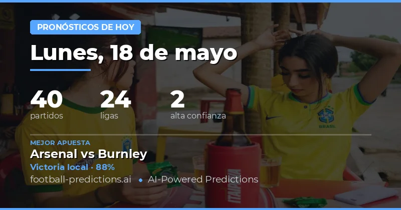 Pronósticos de Fútbol: Análisis Completo del 18 May 2026