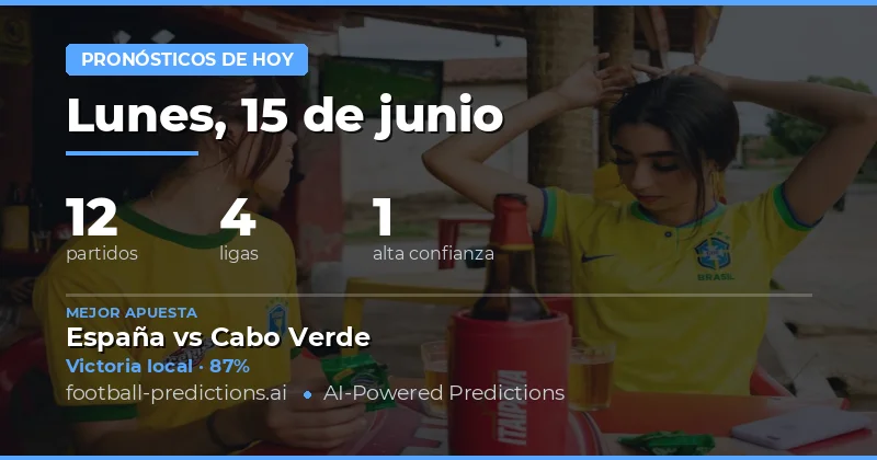 La Jornada del 15 de Junio: Selección Global de Pronósticos