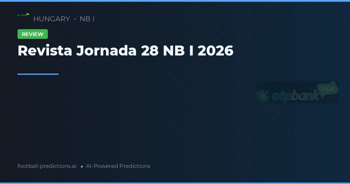 Revista Jornada 28 NB I 2026