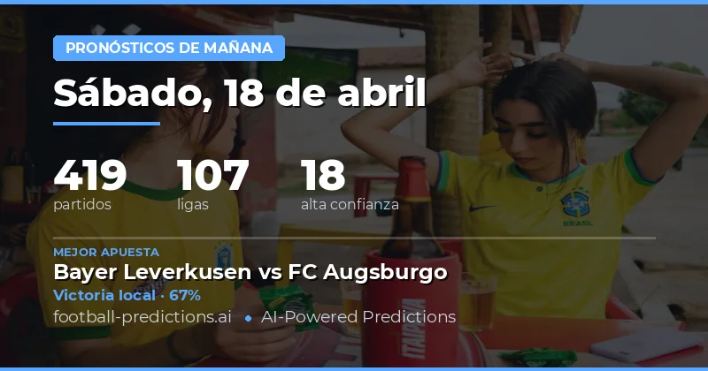 Un día clave en la programación futbolística del 18 de abril