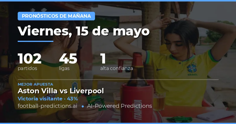 Análisis Estadístico de los Partidos del Mañana