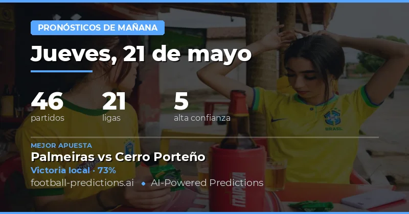 Pronósticos Destacados para las Partidas del 21 May 2026