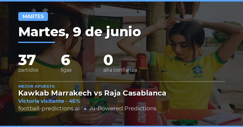 El Mercado de Apuestas del Martes Presenta Desafíos para los Apostadores