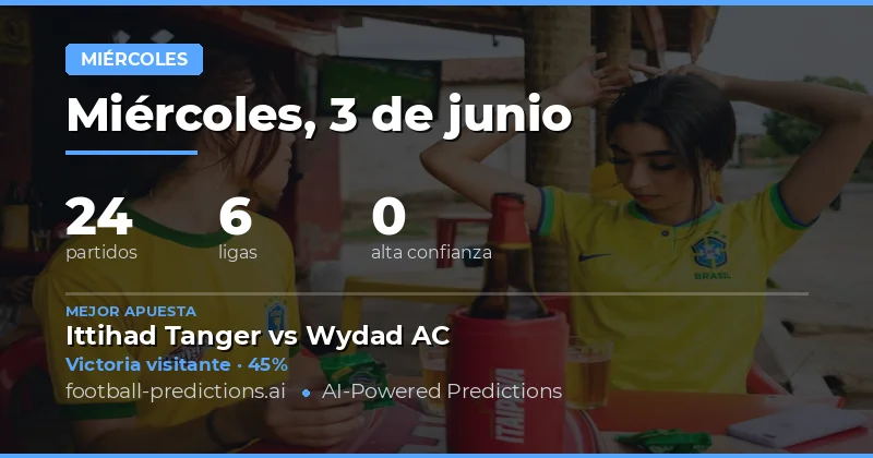 Pronósticos Fc Miércoles 3 de Junio 2026