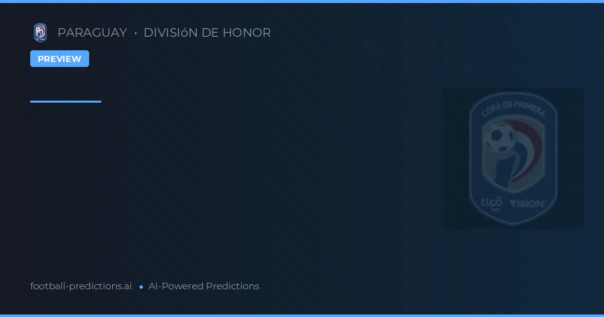 Sportivo Luqueno vs Club Sp. San Lorenzo