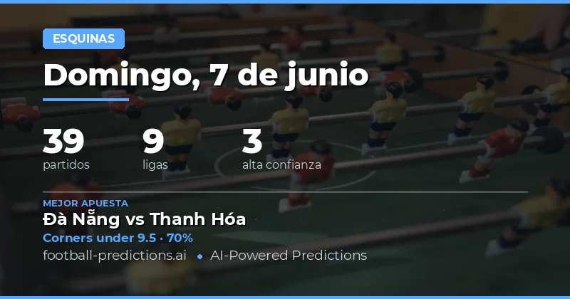 Análisis de Apuestas Over/Under en Córners para Hoy