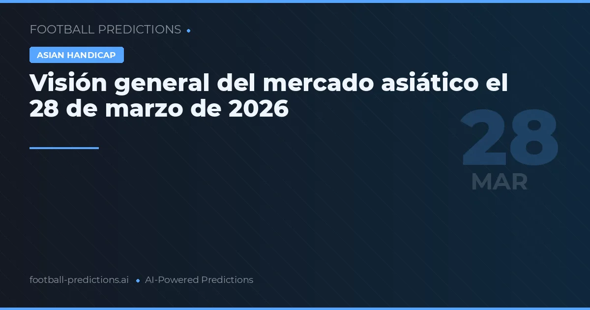 Visión general del mercado asiático el 28 de marzo de 2026