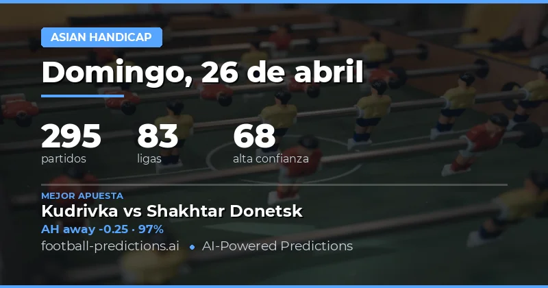 Visión General del Mercado de Handicap Asiático