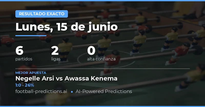 Análisis de CS para los Partidos del 15 de Junio
