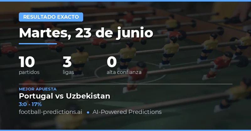 Análisis de Picks CS para los Partidos del 23 de Junio de 2026