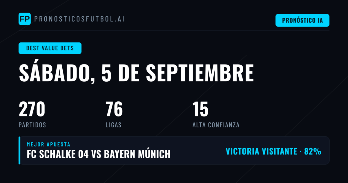 Mejores Picks con Valor para hoy