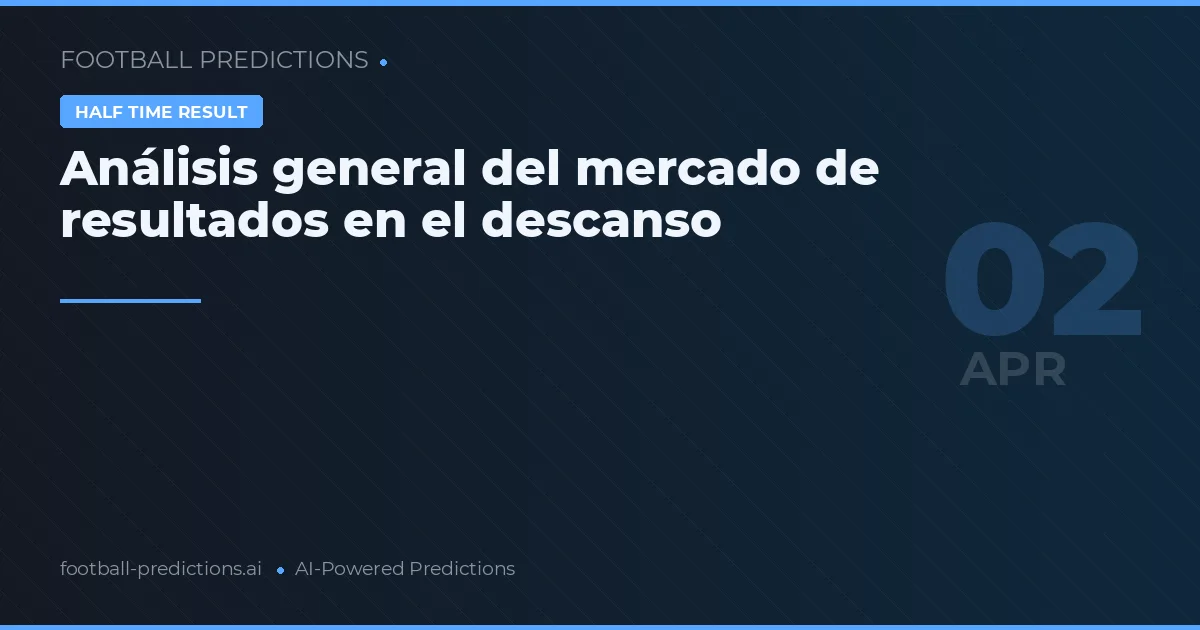 Análisis general del mercado de resultados en el descanso