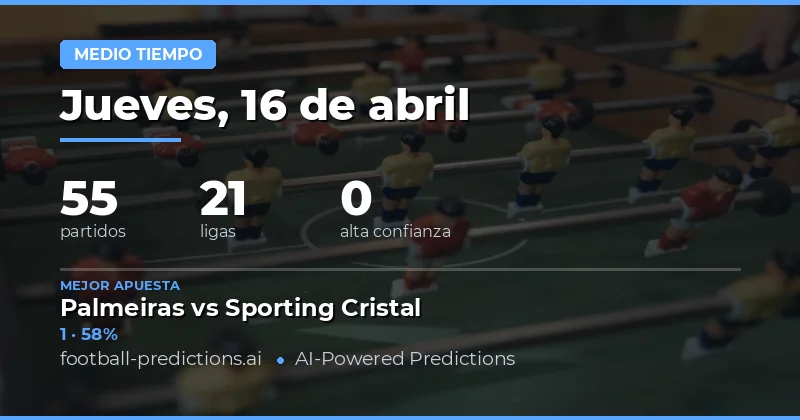 Análisis general de las apuestas en el descanso