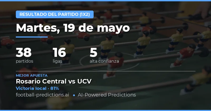 Análisis de Tendencias de Apuestas para el 19 de Mayo