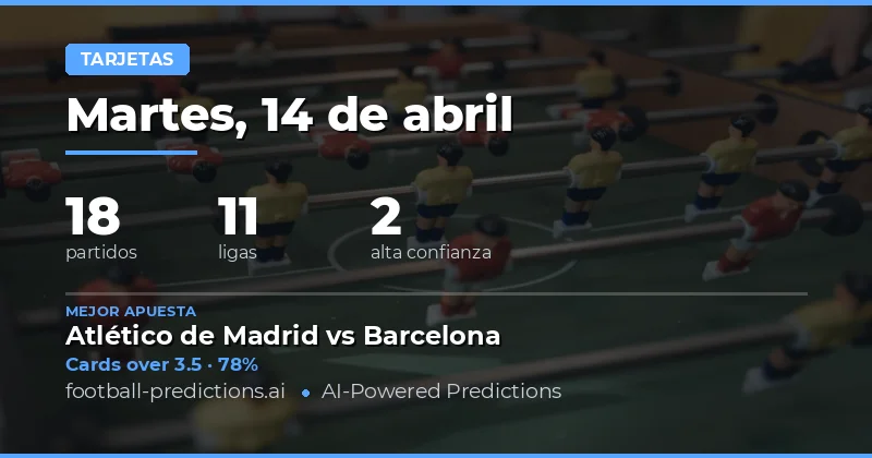 Análisis de las Apuestas sobre Tarjetas Amarillas