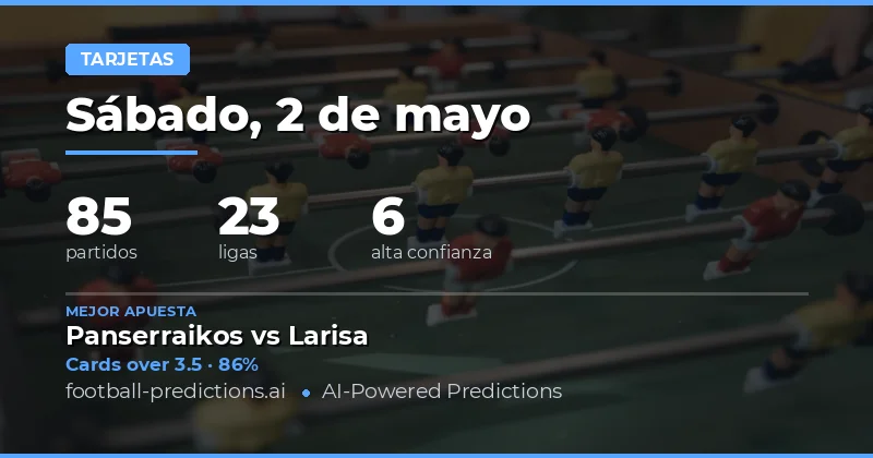 Análisis de Apuestas sobre Tarjetas Amarillas