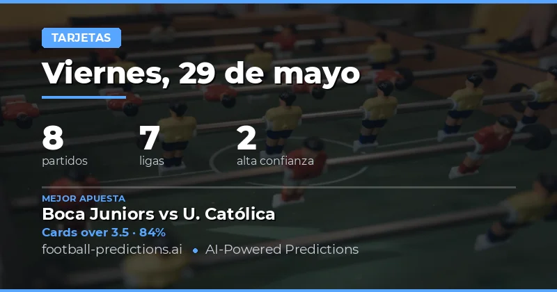 Análisis de Apuestas de Tarjetas Amarillas