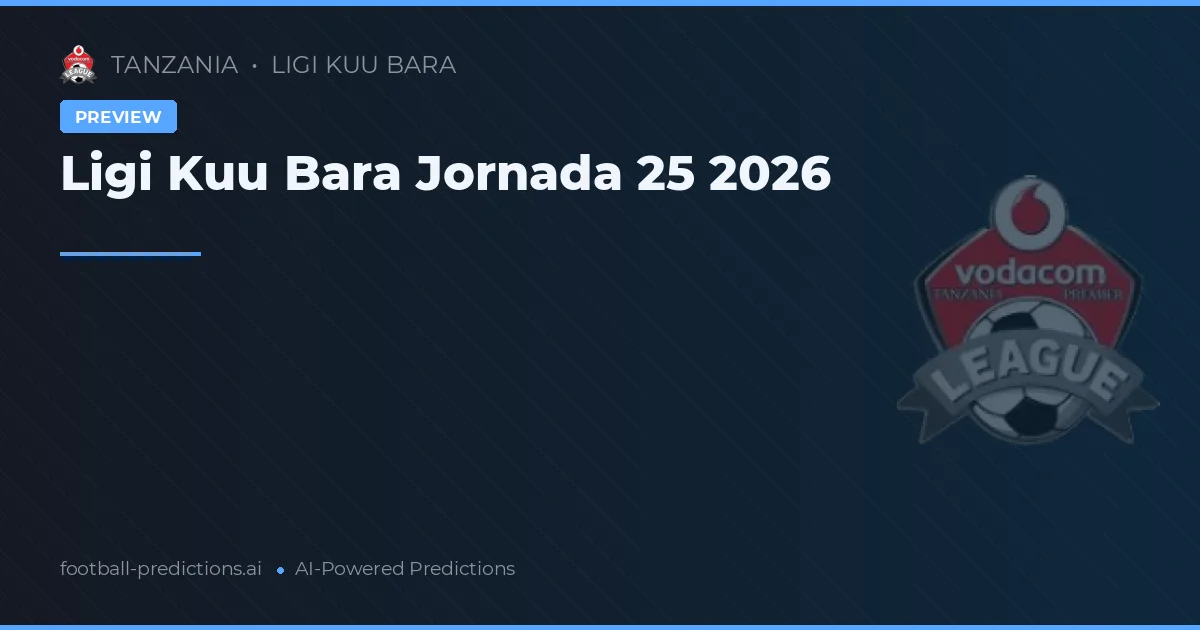 Ligi Kuu Bara Jornada 25 2026