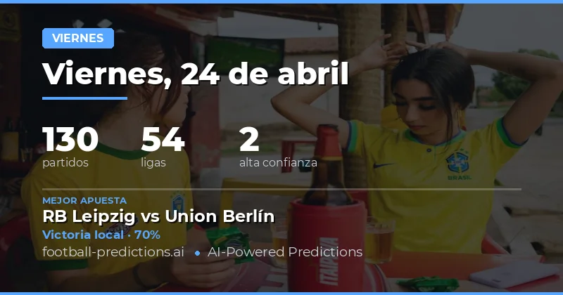 El viernes 24 de abril promete ser un día lleno de acción