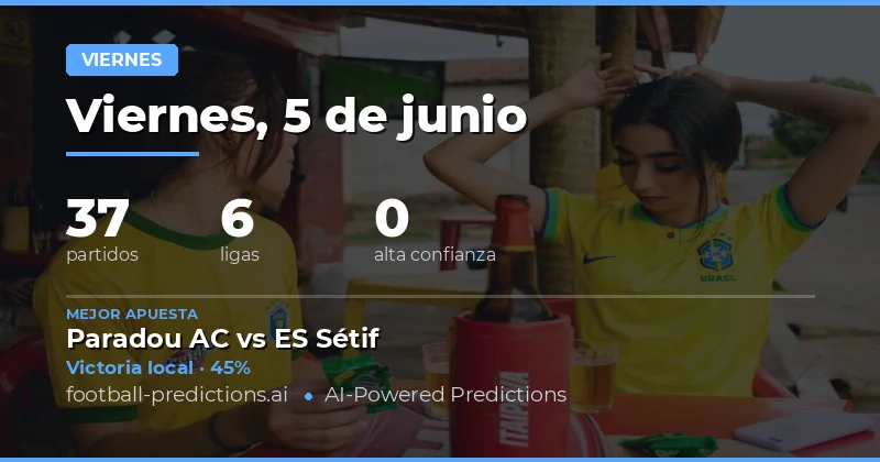 Análisis General de los Partidos del Viernes 5 de Junio de 2026