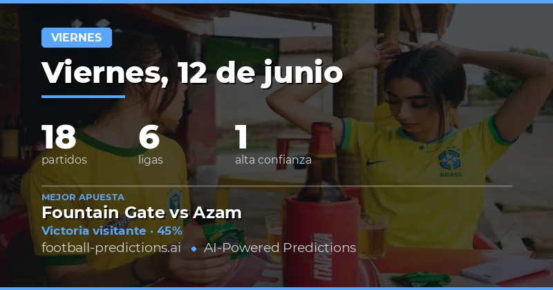 Los Mejores Pronósticos para los Partidos del Viernes