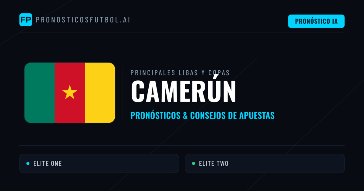 Pronósticos deportivos de Camerún y consejos de apuestas