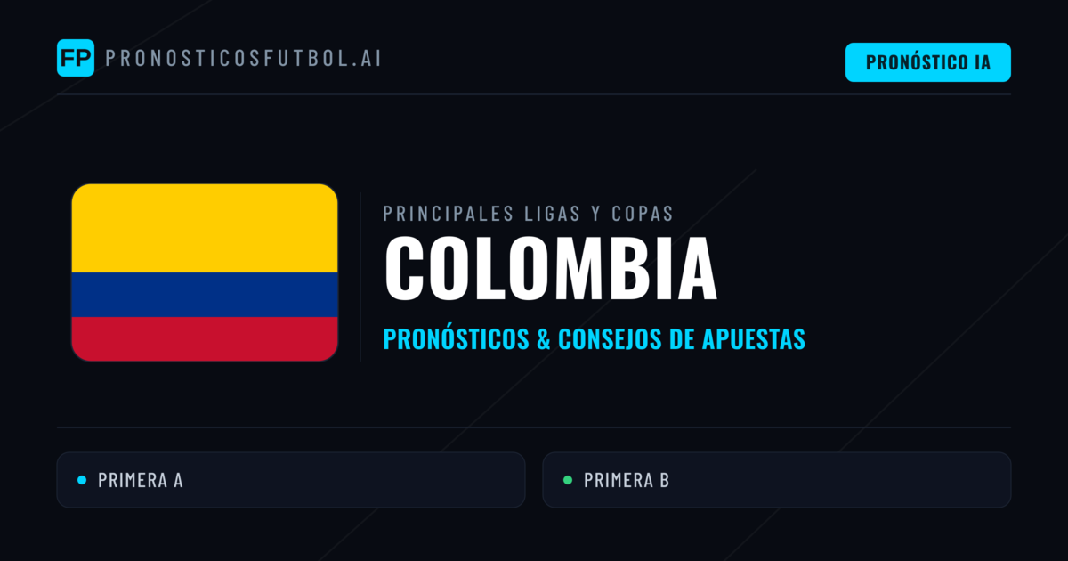 Pronósticos deportivos de Colombia y consejos de apuestas