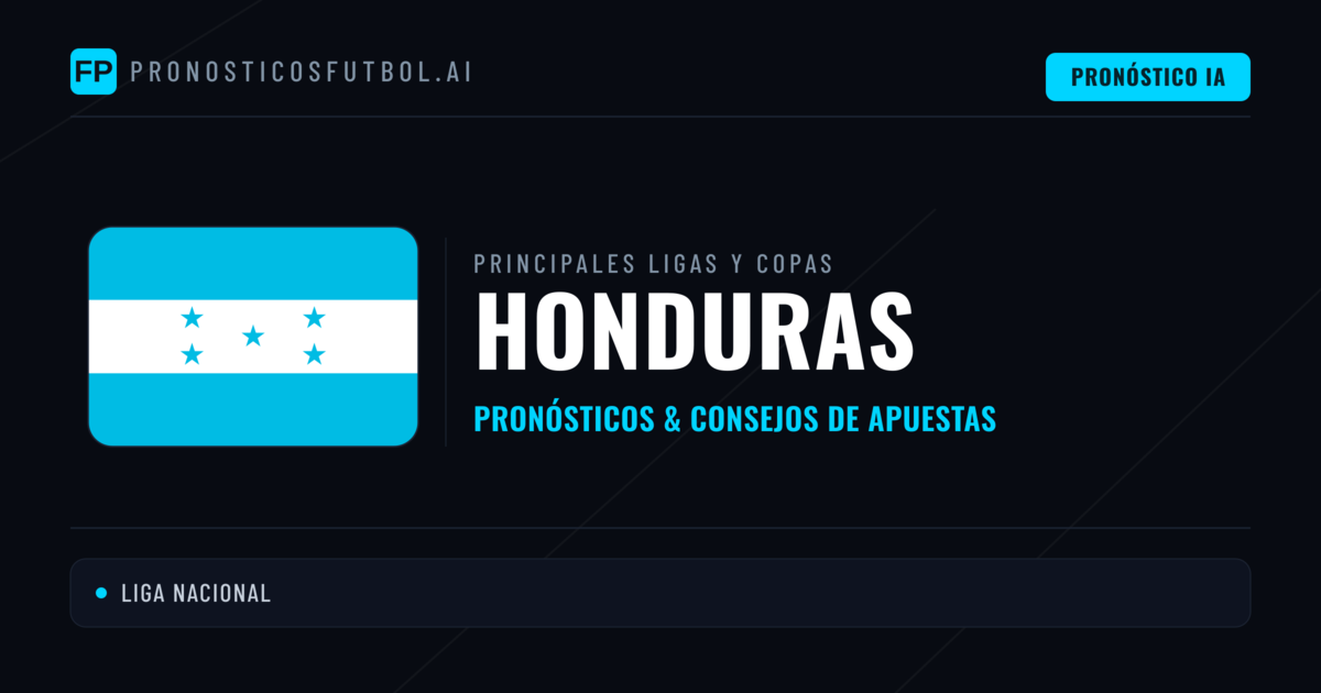 Pronósticos deportivos de Honduras y consejos de apuestas