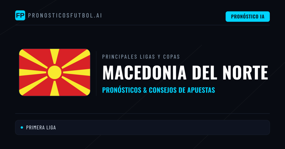 Pronósticos deportivos de Macedonia del Norte y consejos de apuestas