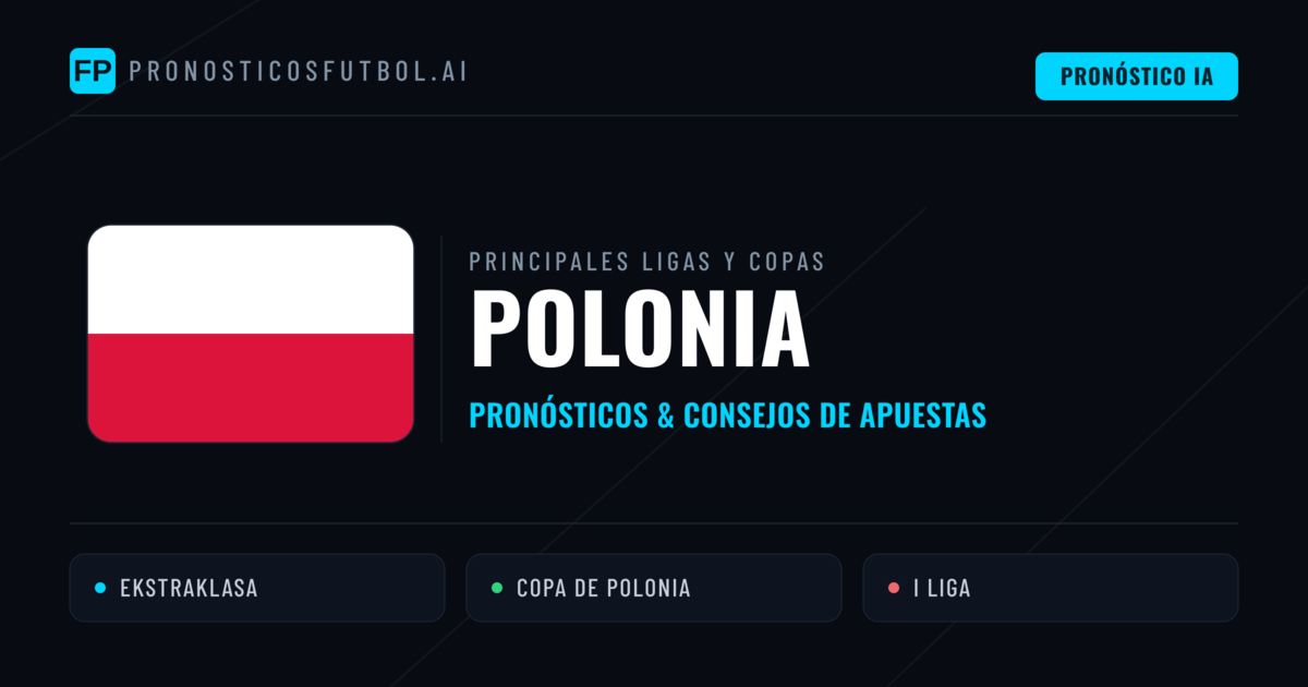 Pronósticos deportivos de Polonia y consejos de apuestas