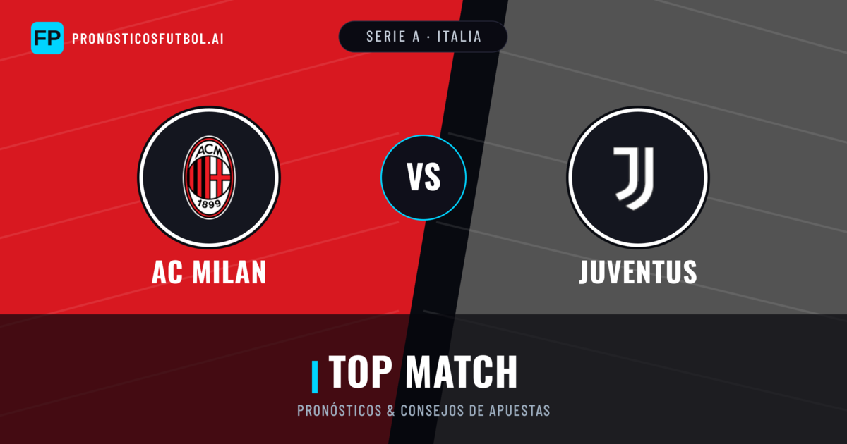 AC Milan vs Juventus Pronósticos y estadísticas