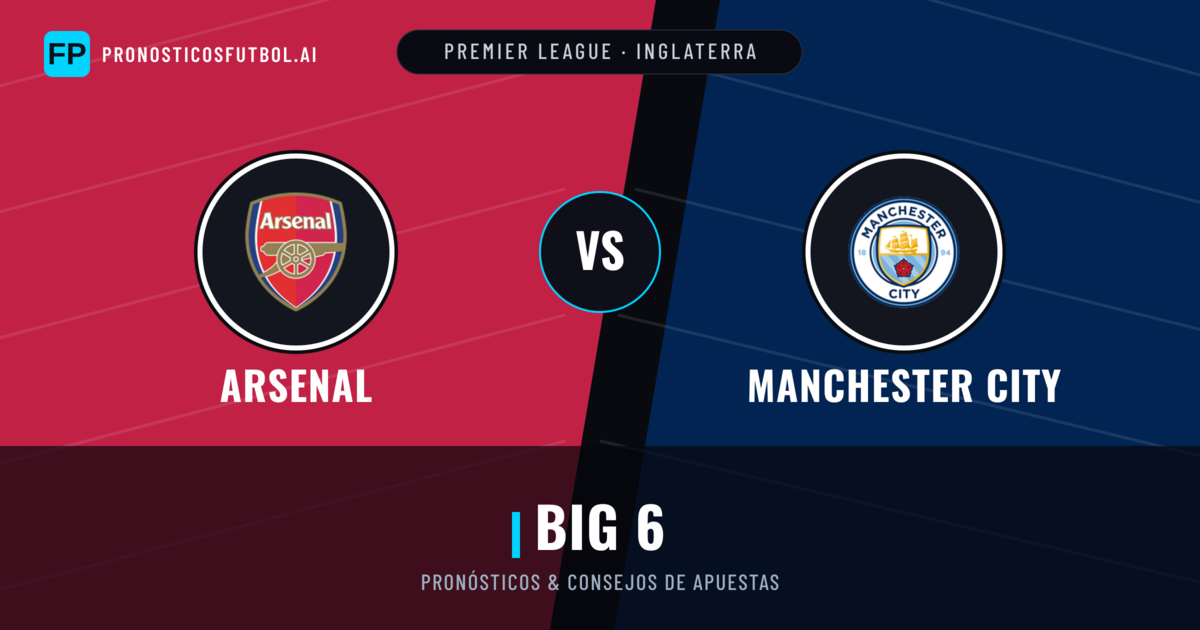 Arsenal vs Manchester City Pronósticos y estadísticas