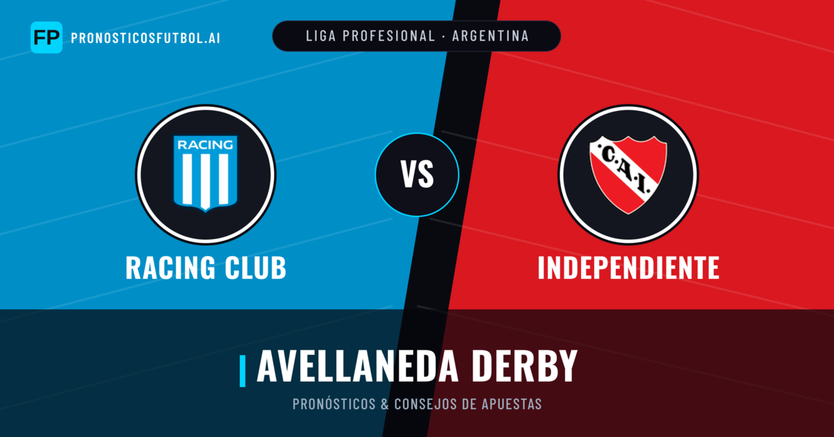 Racing Club vs Independiente Pronósticos y estadísticas