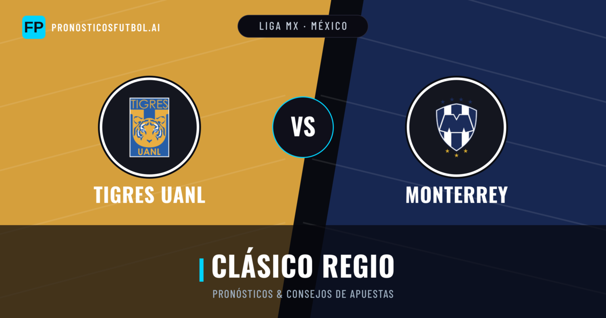 Tigres UANL vs Monterrey Pronósticos y estadísticas